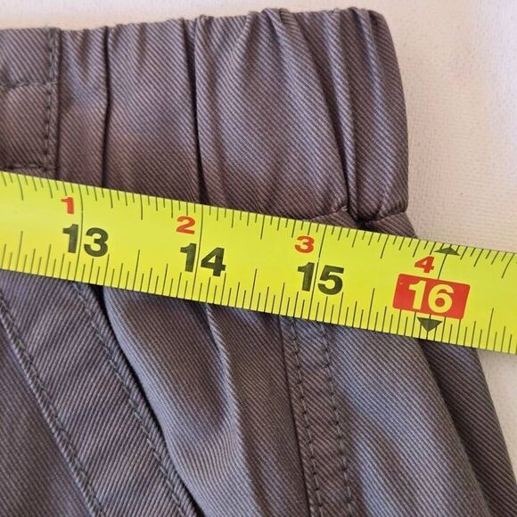 Womens Cotton Blend Drawstring Khaki Shorts Small - Picture 5 of 7